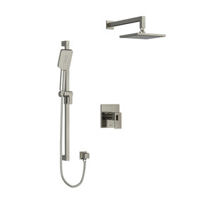 Kubik Shower Kit 323 - Brushed Nickel | Model Number: KIT323USBN-6-EX - Product Knockout