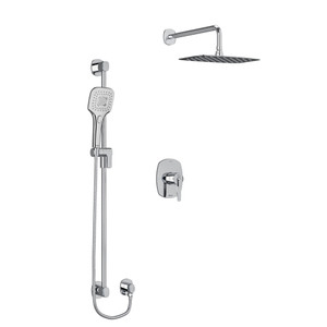 Venty Type T/P (Thermostatic/Pressure Balance) 1/2 Inch Coaxial 2-Way System With Hand Shower And Shower Head - Chrome | Model Number: KIT323VYC-EX - Product Knockout