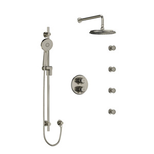 DISCONTINUED Shower Kit 446 - Brushed Nickel | Model Number: KIT446MMRDLBN