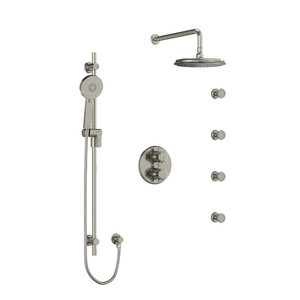 DISCONTINUED Shower Kit 446 - Brushed Nickel | Model Number: KIT446MMRDXBN
