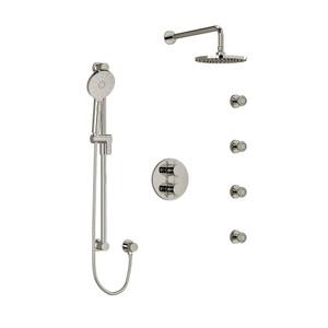 DISCONTINUÉ Ensemble de douche 446 - Nickel poli  | Numéro de modèle: KIT446RUTM+KNPN
