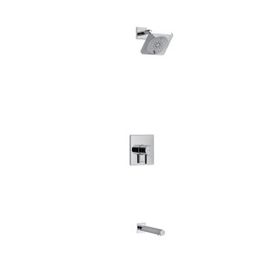 Profile Type T/P (Thermostatic/Pressure Balance) 1/2 Inch Coaxial 2-Way No Share With Shower Head And Tub Spout - Chrome | Model Number: KIT4744PFTQC-SPEX - Product Knockout