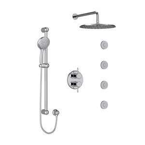 DISCONTINUED-Georgian Shower Kit 483 - Chrome | Model Number: KIT483GNC-6 - Product Knockout