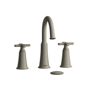 DISCONTINUED Momenti™ Widespread Lavatory Faucet With C-Spout - Brushed Nickel | Model Number: MMRD08XBN-05