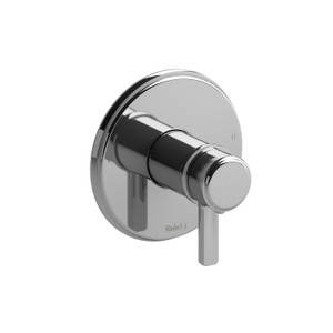 Momenti 2-Way No Share Type T/P (Thermostatic/Pressure Balance) Coaxial Complete Valve Expansion PEX - Chrome with J-Shaped Handles | Model Number: MMRD44JC-EX - Product Knockout