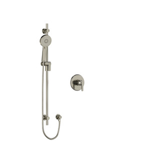 Momenti Type P (Pressure Balance) Shower - Brushed Nickel with J-Shaped Handles | Model Number: MMRD54JBN-EX - Product Knockout