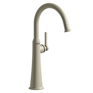 Momenti Single Hole Bathroom Faucet - Brushed Nickel with Lever Handles | Model Number: MMRDL01LBN-05 - Product Knockout