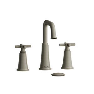 DISCONTINUED Momenti™ Widespread Lavatory Faucet With U-Spout - Brushed Nickel | Model Number: MMSQ08+BN-05