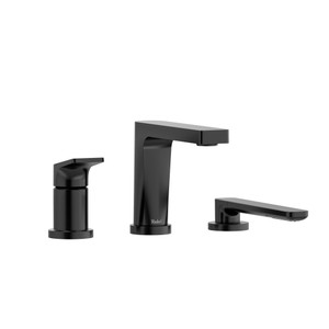 Ode 3-Piece Deck-Mount Tub Filler With Hand Shower - Black | Model Number: OD10BK - Product Knockout