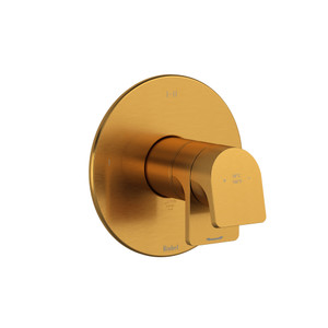DISCONTINUED Ode 2-Way Type T/P (Thermostatic/Pressure Balance) Coaxial Complete Valve PEX - Brushed Gold | Model Number: OD23BG-SPEX