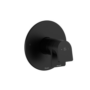 DISCONTINUED Ode 2-Way No Share Type T/P (Thermostatic/Pressure Balance) Coaxial Complete Valve - Black | Model Number: OD44BK