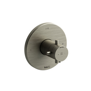 DISCONTINUED 2-way Type T/P (thermostatic/pressure balance) coaxial complete valve - Brushed Nickel | Model Number: PATM23+BN