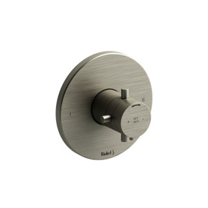 DISCONTINUED 2-way no share Type T/P (thermostatic/pressure balance) coaxial complete valve - Brushed Nickel | Model Number: PATM44+BN