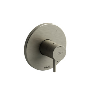 DISCONTINUED 3-way no share Type T/P (thermostatic/pressure balance) coaxial complete valve EXPANSION PEX - Brushed Nickel | Model Number: PATM47BN-EX