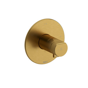 Parabola 2-Way Type T/P (Thermostatic/Pressure Balance) Coaxial Complete Valve Expansion PEX - Brushed Gold | Model Number: PB23BG-EX - Product Knockout
