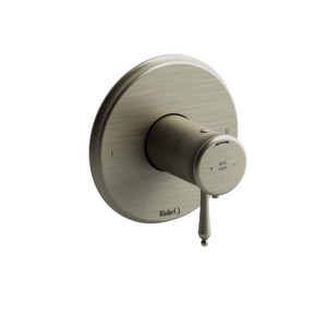 DISCONTINUED 2-way no share Type T/P (thermostatic/pressure balance) coaxial complete valve - Brushed Nickel | Model Number: PR44BN