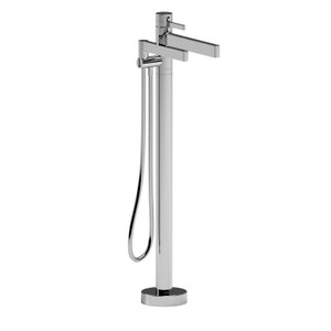 Robinet de bain coaxial à montage au sol à 2 voies de type T (thermostatique) avec douchette Paradox - Chrome  | Numéro de modèle: PX39C-SPEX - Produit épuisé