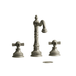 DISCONTINUED Retro™ Widespread Lavatory Faucet - Brushed Nickel | Model Number: RT08XBN-05