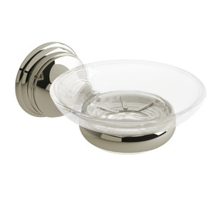 DISCONTINUED Retro Wall Mount Soap Holder - Polished Nickel | Model Number: RT1PN