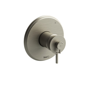 DISCONTINUED-Altitude 3-Way Type T/P (Thermostatic/Pressure Balance) Coaxial Valve Trim - Brushed Nickel | Model Number: TATOP45BN - Product Knockout