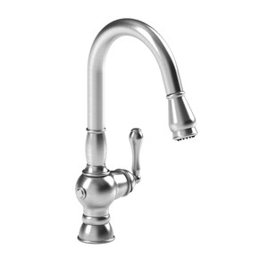 DISCONTINUED-Toscani Pull-Down Kitchen Faucet - Stainless Steel | Model Number: TC101SS - Product Knockout