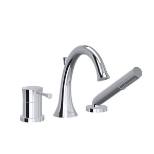 Edge 3-Hole Deck Mount Tub Filler Trim - Chrome | Model Number: TED10C