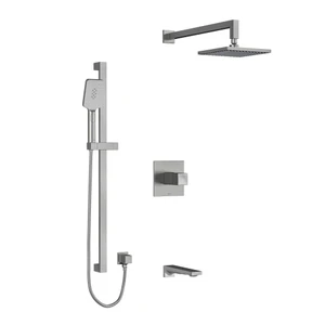 DISCONTINUÉ Garniture pour ensemble de douche 1345 - Chrome brossé | Numéro de modèle: TKIT1345RFBC