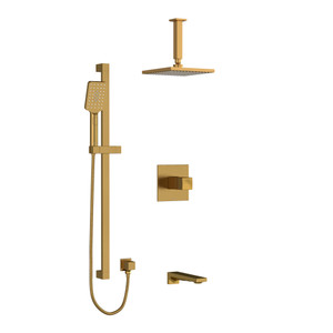 Garniture pour ensemble de douche 1345 - Or brossé | Numéro de modèle: TKIT1345RFBG-6
