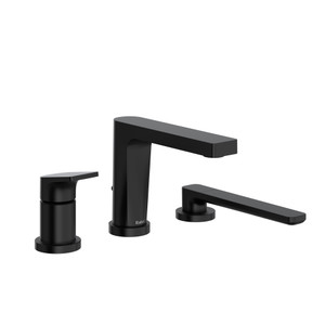 Ode 3-Piece Deck-Mount Tub Filler With Hand Shower Trim - Black | Model Number: TOD10BK - Product Knockout