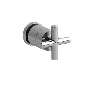 Pallace 1/2 Inch Volume Control Trim  - Chrome with Cross Handles | Model Number: TPATM20+C - Product Knockout