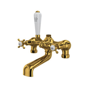 Edwardian™ Exposed Tub/Shower Mixer Valve - Unlacquered Brass | Model Number: U.3531X-ULB