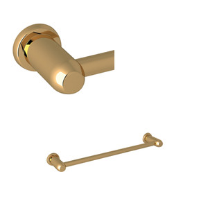 Holborn Wall Mount 18 Inch Single Towel Bar - Unlacquered Brass | Model Number: U.6440ULB - Product Knockout