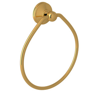 Georgian Era™ Towel Ring - Unlacquered Brass | Model Number: U.6634ULB