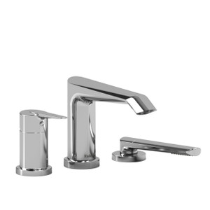 Venty 3-Piece Type P (Pressure Balance) Deck-Mount Tub Filler With Hand Shower - Chrome | Model Number: VY16C - Product Knockout