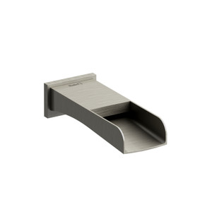Bec de bain mural Zendo™ - Nickel brossé | Numéro de modèle: ZOOP80BN