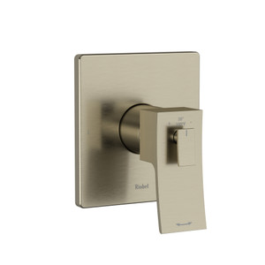 Zendo 2-Way No Share Type T/P (Thermostatic/Pressure Balance) Coaxial Complete Valve - Brushed Nickel | Model Number: ZOTQ44BN - Product Knockout