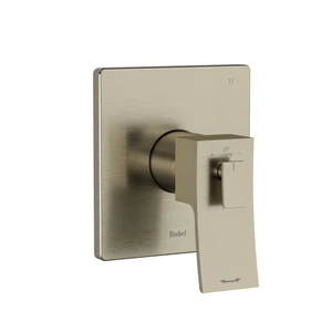 DISCONTINUÉ Valve complète coaxiale à 3 voies non partagées de type T/P (thermostatique/pression équilibrée) - Nickel brossé | Numéro de modèle: ZOTQ47BN