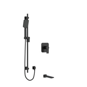 DISCONTINUED Fresk Shower Kit 1244 - Black | Model Number: KIT1244FRBK