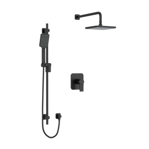 Fresk Shower Kit 323 With Expansion PEX Connection - Black | Model Number: KIT323FRBK-EX - Product Knockout