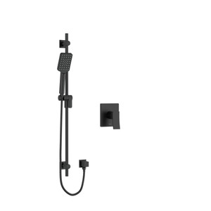 Zendo Type P (Pressure Balance) Shower - Black | Model Number: ZOTQ54BK - Product Knockout