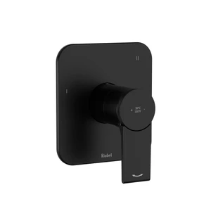 Fresk™ 1/2" Therm & Pressure Balance Trim With 3 Functions - Black | Model Number: TFR47BK