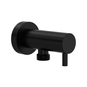 Handshower Outlet With Integrated Volume Control - Matte Black | Model Number: 0327WOMB - Product Knockout