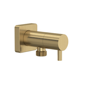 Handshower Outlet With Integrated Volume Control - Antique Gold | Model Number: 0427WOAG - Product Knockout