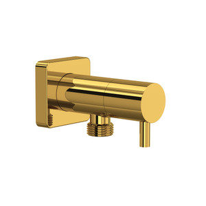 Handshower Outlet With Integrated Volume Control - Unlacquered Brass | Model Number: 0427WOULB - Product Knockout
