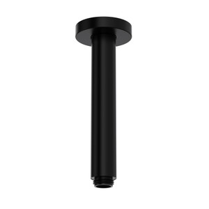 7 Inch Reach Ceiling Mount Shower Arm - Matte Black | Model Number: 70327SAMB - Product Knockout