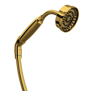 Deco Inclined Easy Clean Handshower and Hose - Unlacquered Brass | Model Number: U.5195ULB - Product Knockout