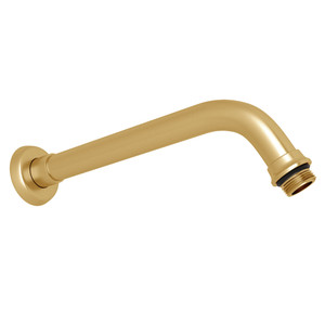 Holborn 7 1/4 Inch Angled Wall Mount Shower Arm - Satin English Gold | Model Number: U.5882SEG - Product Knockout