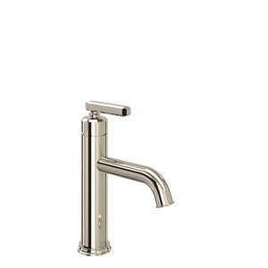 Apothecary Single Handle Bathroom Faucet with Lever Handle - Polished Nickel | Model Number: AP01D1LMPN - Product Knockout