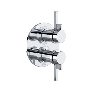 Système ​​​​multifonction à pression équilibrée et thermostatique ​​​​3/4 po avec poignée à levier Lombardia - Chrome poli  | Numéro de modèle: LB83W1LMAPC - Produit épuisé