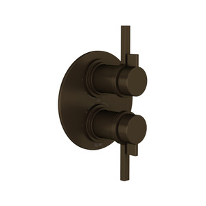 DISCONTINUED Lombardia™ 3/4" Therm & Pressure Balance Multi-Function System - Tuscan Brass | Model Number: LB83W1LMTCB